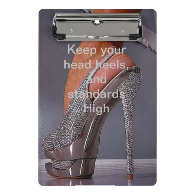 Mini Clipboard Head heel, and standards, High! (Front)
