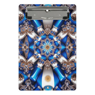 Mini clipboard with Argentinian Colors