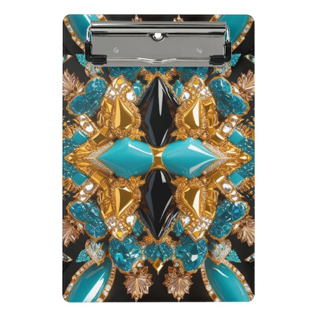 Mini clipboard with Bahamas Colors (Front)