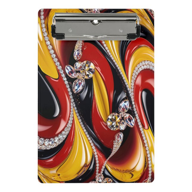 Mini clipboard with Belgian Colors (Front)