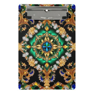 Mini clipboard with Brazilian Colors