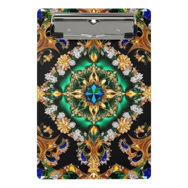 Mini clipboard with Brazilian Colors (Front)
