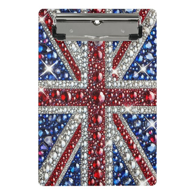 Mini clipboard with British Colors (Front)
