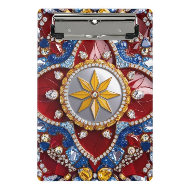 Mini clipboard with Colombian Colors (Front)