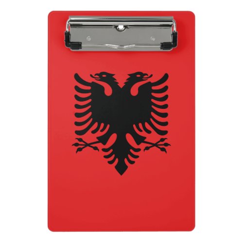 Mini clipboard with flag of Albania