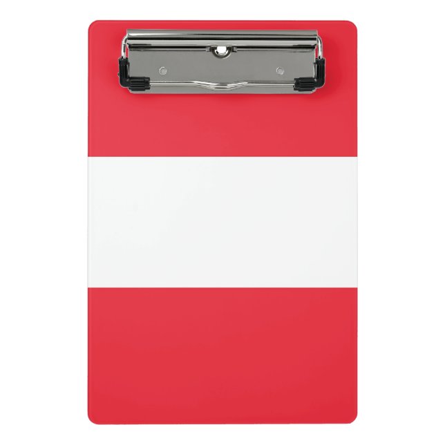 Mini clipboard with flag of Austria (Front)