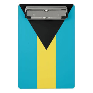 Mini clipboard with flag of Bahamas