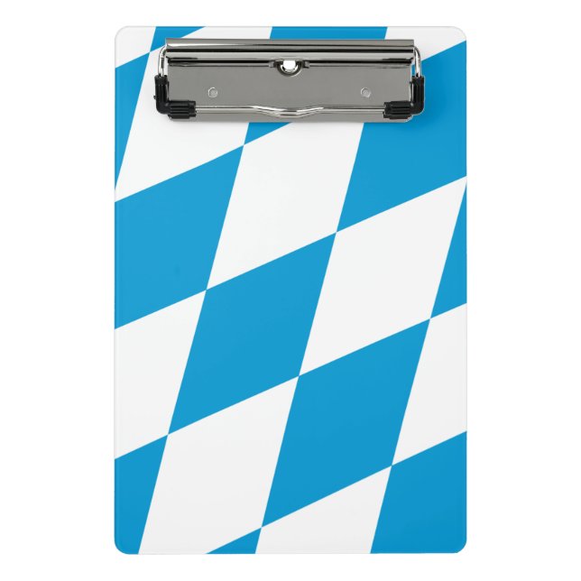 Mini clipboard with flag of Bavaria (Front)