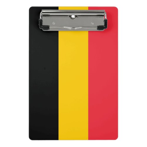 Mini clipboard with flag of Belgium