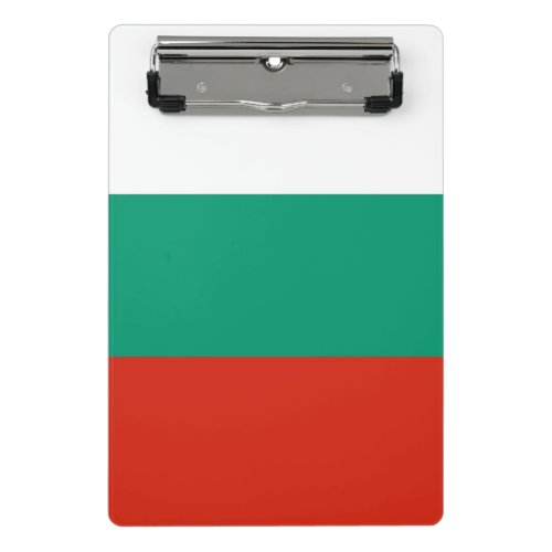 Mini clipboard with flag of Bulgaria