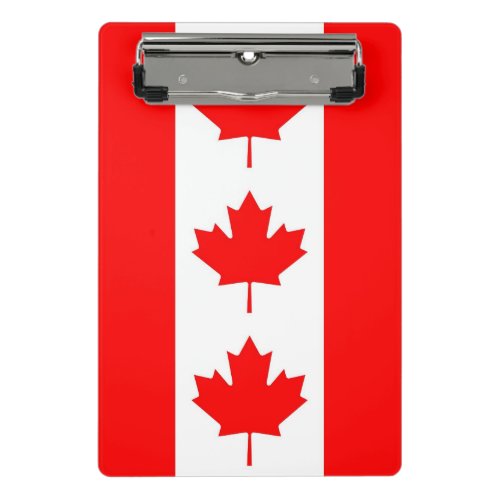 Mini clipboard with flag of Canada
