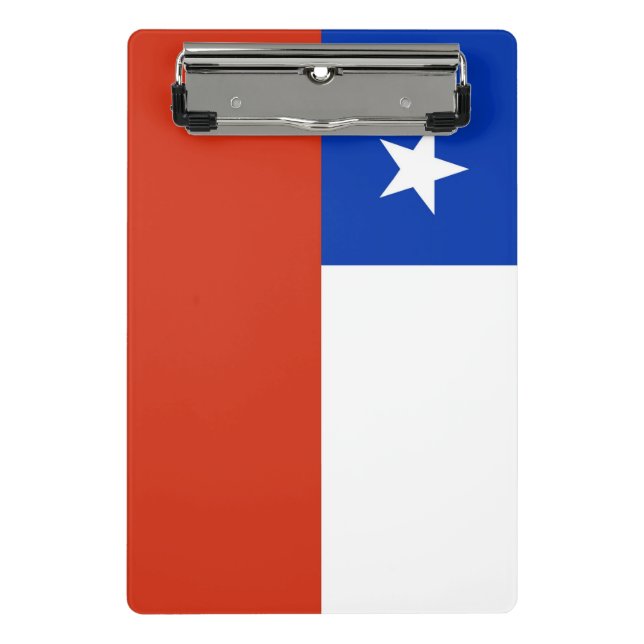 Mini clipboard with flag of Chile (Front)