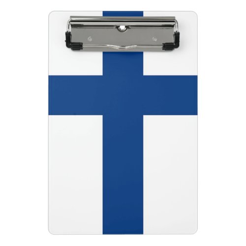 Mini clipboard with flag of Finland