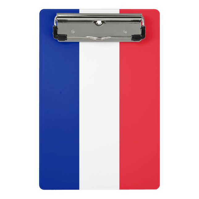 Mini clipboard with flag of France (Front)