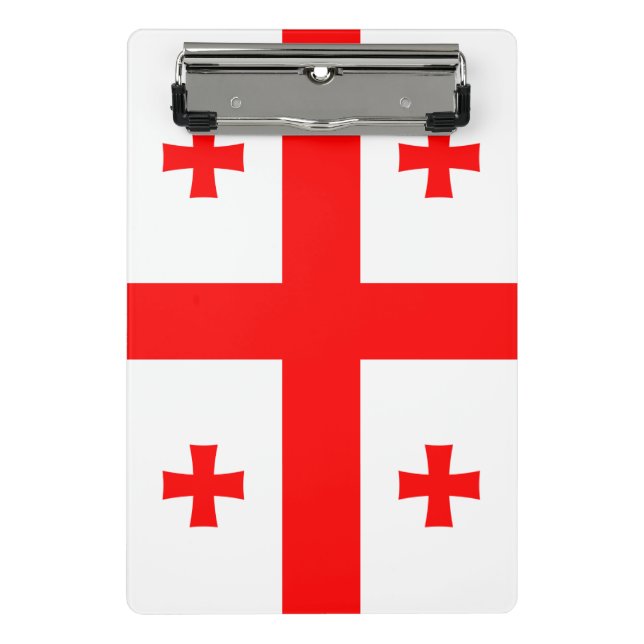Mini clipboard with flag of Georgia (Front)