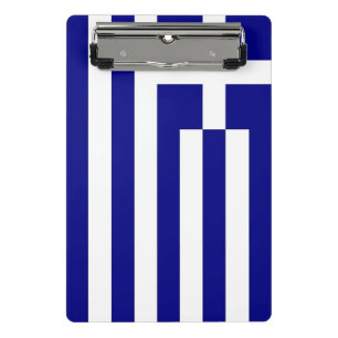 Mini clipboard with flag of Greece