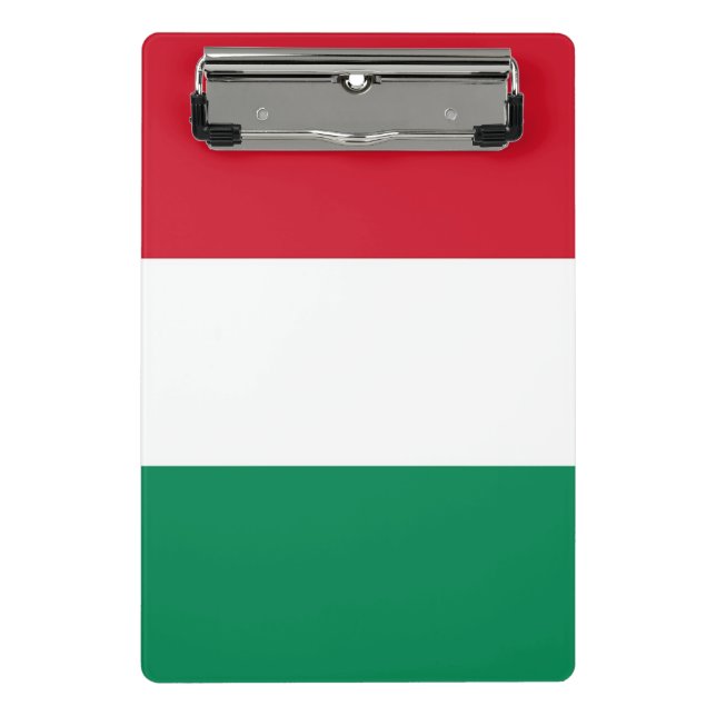 Mini clipboard with flag of Hungary (Front)