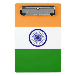 Mini clipboard with flag of India