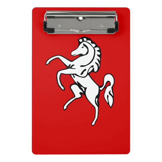 Mini clipboard with flag of Kent County, England (Front)