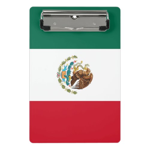 Mini clipboard with flag of Mexico