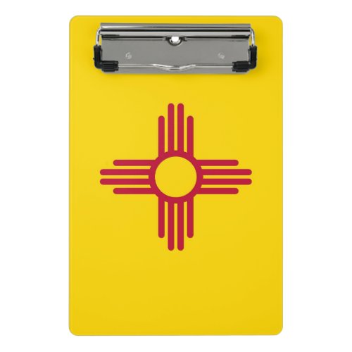 Mini clipboard with flag of New Mexico USA