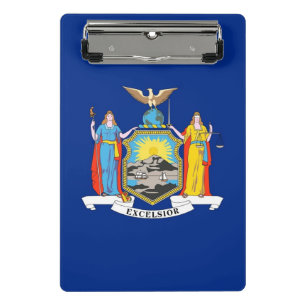 Mini clipboard with flag of New York, USA