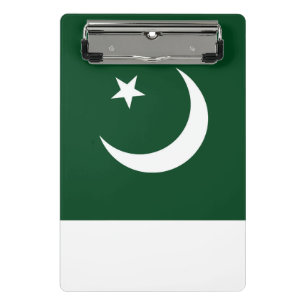 Mini clipboard with flag of Pakistan