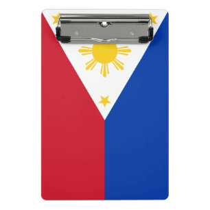 Mini clipboard with flag of Philippines