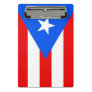 Mini clipboard with flag of Puerto Rico, USA