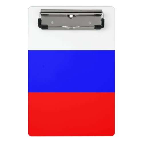 Mini clipboard with flag of Russia