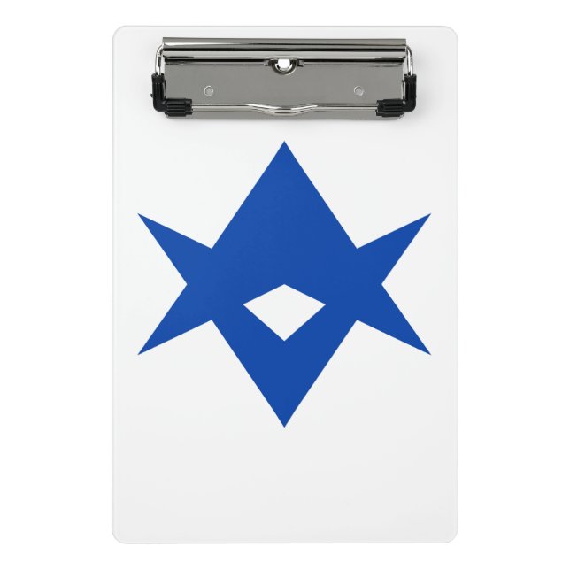 Mini clipboard with flag of Toyota City, Japan (Front)