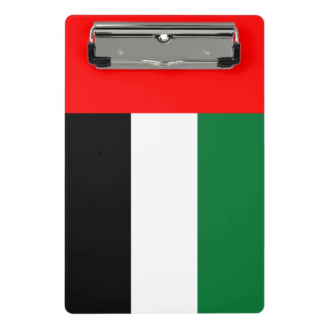 Mini clipboard with flag of UAE (Front)