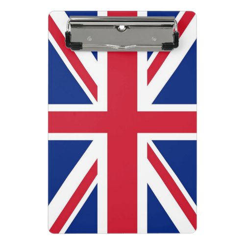 Mini clipboard with flag of United Kingdom