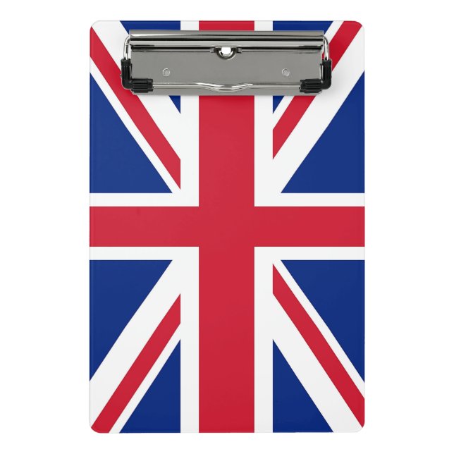 Mini clipboard with flag of United Kingdom (Front)