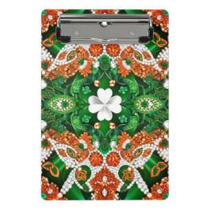 Mini clipboard with Irish Colors
