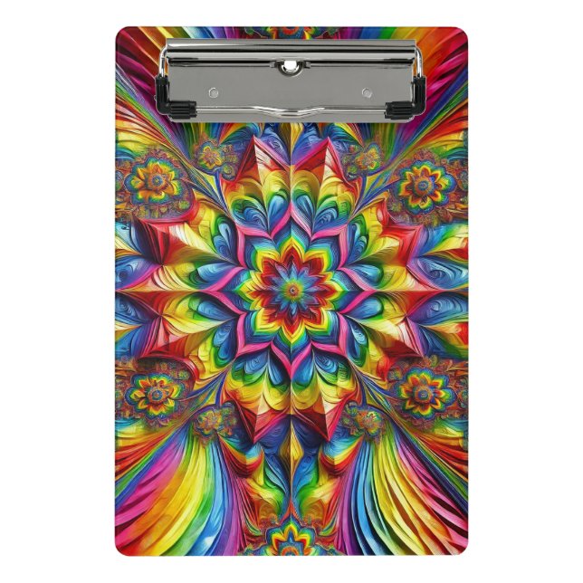 Mini clipboard with LGBTQ Colors (Front)