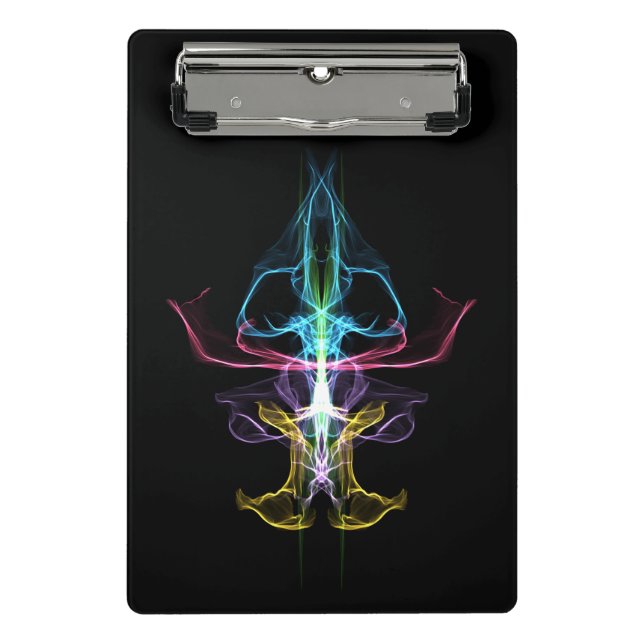 Mini Clipboard with Multicolored Design (Front)