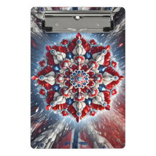 Mini clipboard with Norway Colors