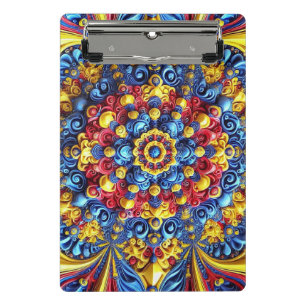 Mini clipboard with Romanian Colors