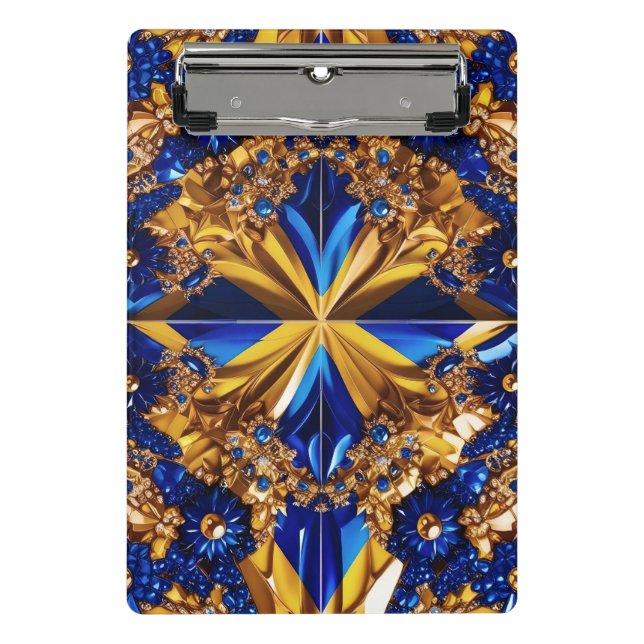 Mini clipboard with Sweden Colors (Front)