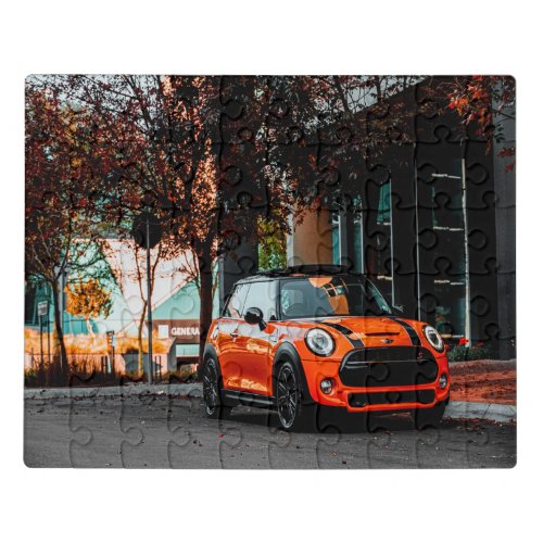 Mini cooper Car acrylic Jigsaw Puzzle