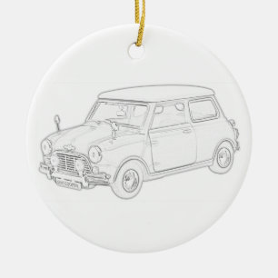 Mini Cooper Ceramic Ornament