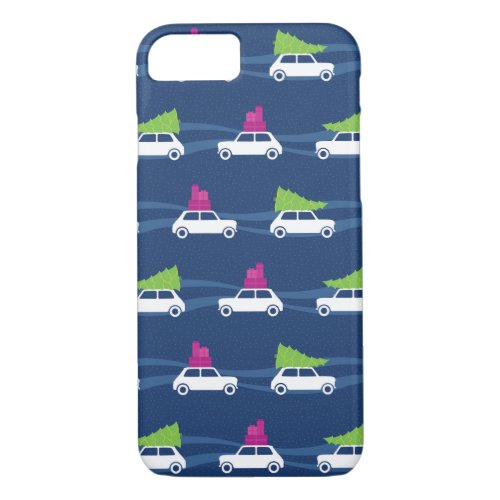 Mini Cooper Christmas Traffic iPhone 87 Case