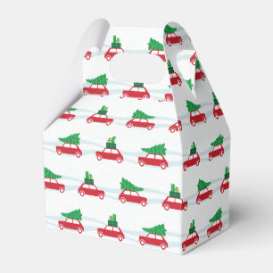 Mini Cooper Christmas Traffic Favor Boxes