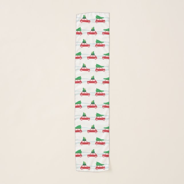 Mini Cooper Christmas Traffic Scarf (Front)