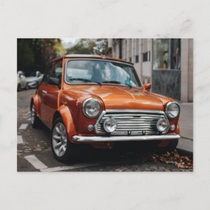 Mini Cooper Monte Carlo Italian job car postcard