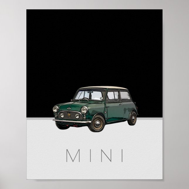 Mini Cooper Poster (Front)