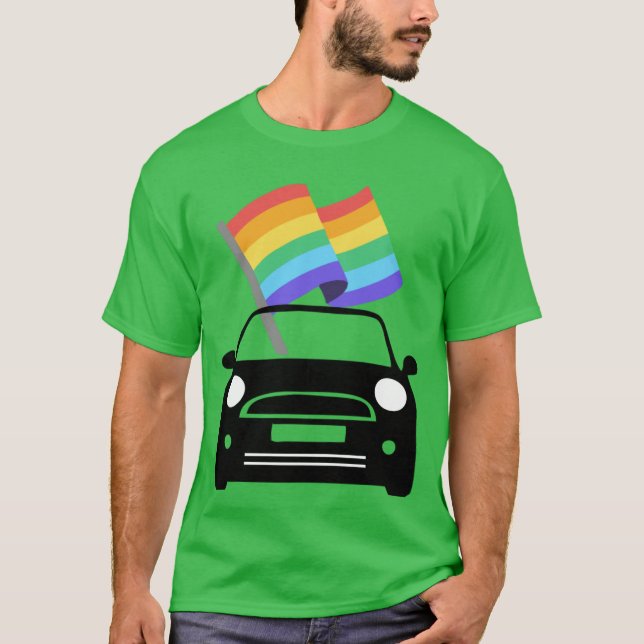 MINI Cooper Pride Version 1 funny T-Shirt (Front)