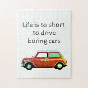 Mini cooper red jigsaw puzzle