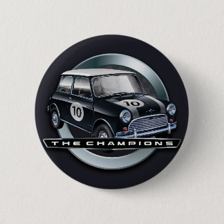Mini Cooper S black Pinback Button